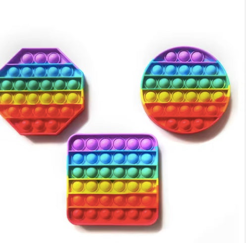 Silicone Push Pop Bubble Sensory Fidget Toy – Small 4.3"