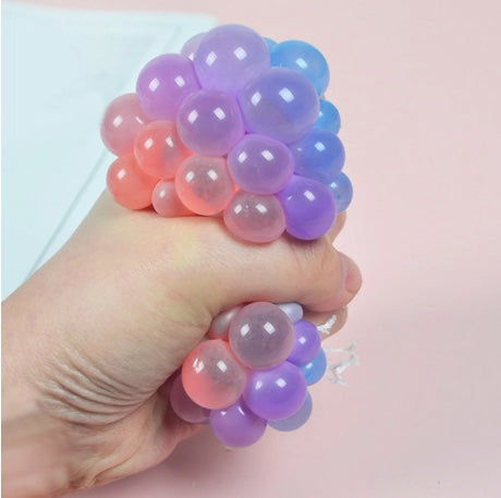 Mesh Stress Balls for Kids - Squeeze Toys for Anxiety Relief and ADHD