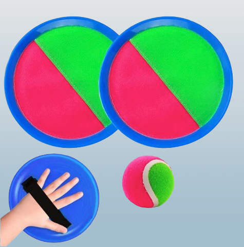 Velcro Catch Ball Paddle Game Set with Ball