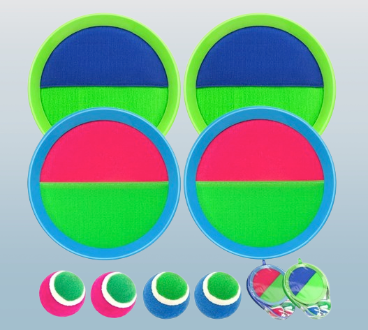 Velcro Catch Ball Paddle Game Set with Ball