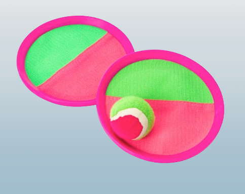 Velcro Catch Ball Paddle Game Set with Ball