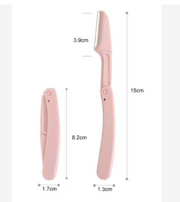 Foldable Precision Facial & Eyebrow Trimmer Razor