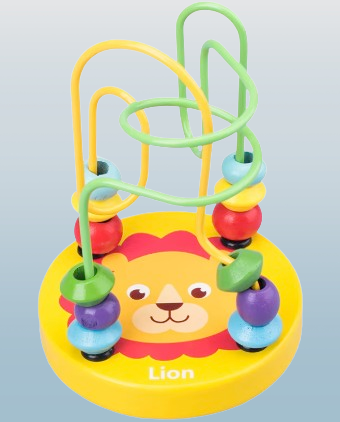 Wooden Bead Maze Educational Activity Toy