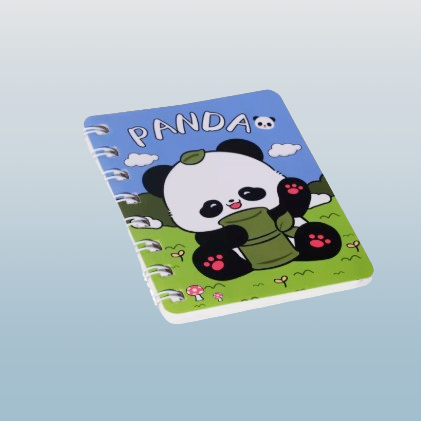 Mini Panda Spiral Notebook