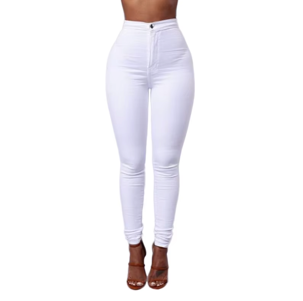 Junior Girl's High Waist Stretch Fit Skinny Pants