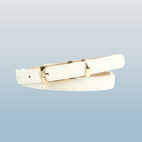 Women’s Fashion Multicolor Thin Belt with Alloy Pin Buckle – One Size Fits Most