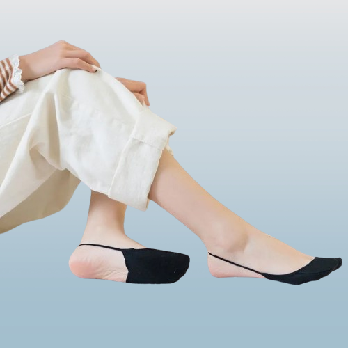 Women's Low-Cut Half-Palm Elastic Strap Socks