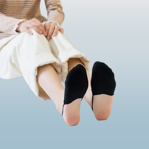 Women's Low-Cut Half-Palm Elastic Strap Socks