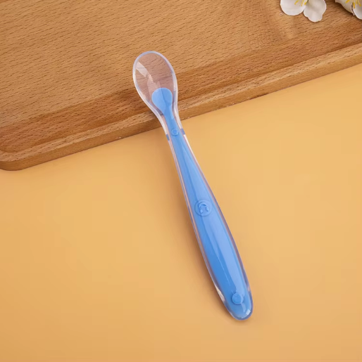 Babies Soft Silicone Training Spoon - 2 Pack