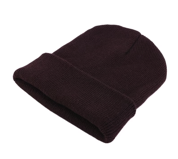 Knit Stretch Beanie Hat, Unisex Cotton Skull Cap, Multiple Colors