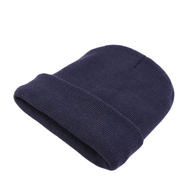 Knit Stretch Beanie Hat, Unisex Cotton Skull Cap, Multiple Colors