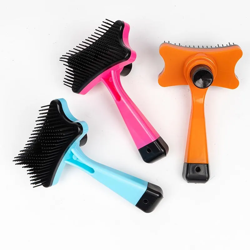 Self-Cleaning Pet Grooming Brush