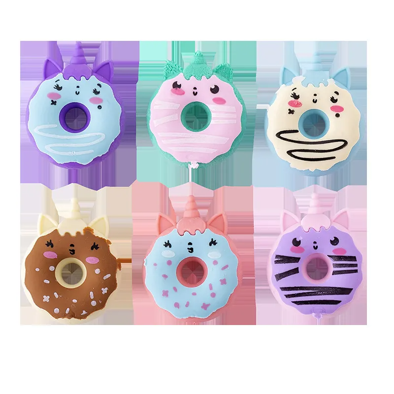 Safe Haven & CO – Unicorn Donut Shaped Erasers (6-Pack)