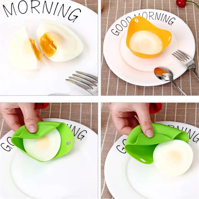 4pc Silicone Egg Poaching Cups
