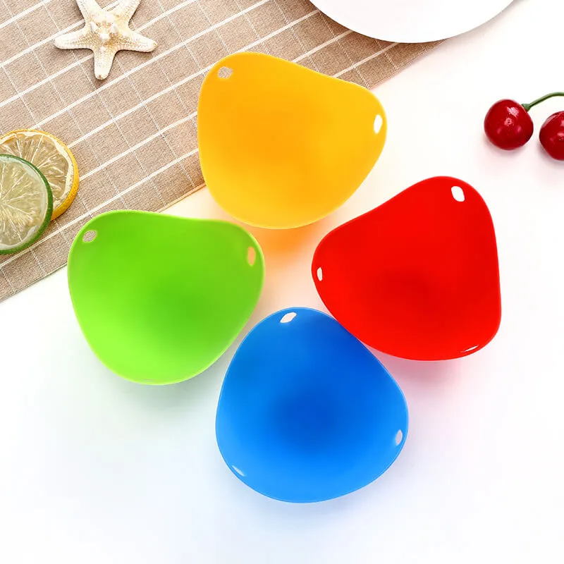 4pc Silicone Egg Poaching Cups