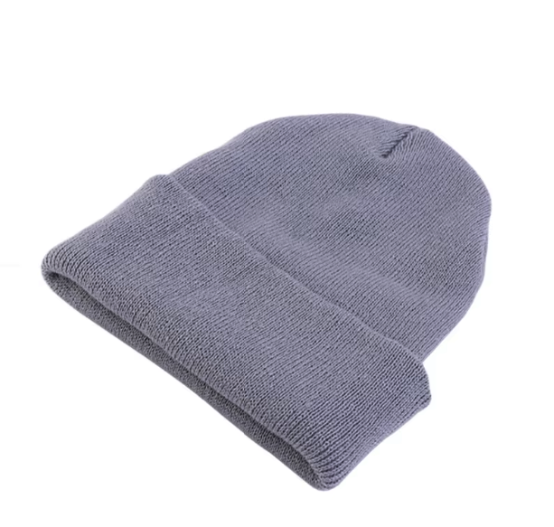 Knit Stretch Beanie Hat, Unisex Cotton Skull Cap, Multiple Colors