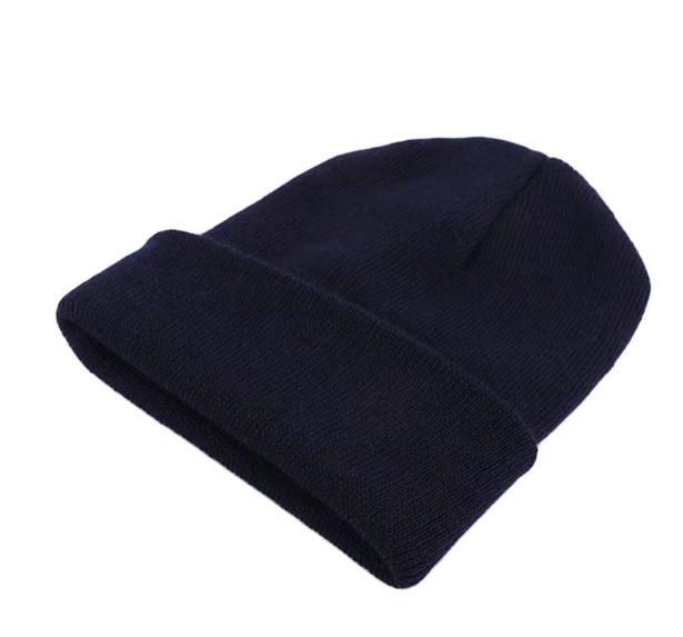 Knit Stretch Beanie Hat, Unisex Cotton Skull Cap, Multiple Colors