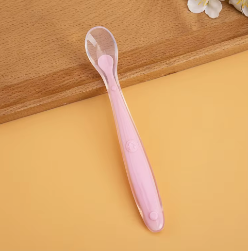 Babies Soft Silicone Training Spoon - 2 Pack