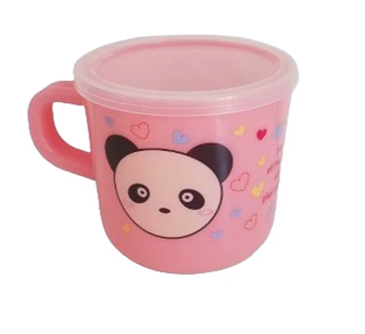 Panda Bear Drinking Cup Mug with Lid