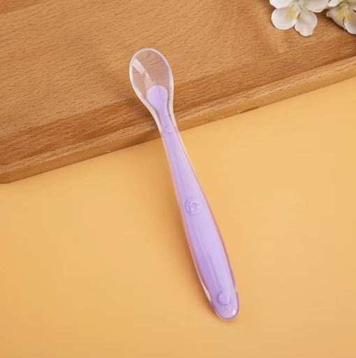 Babies Soft Silicone Training Spoon - 2 Pack