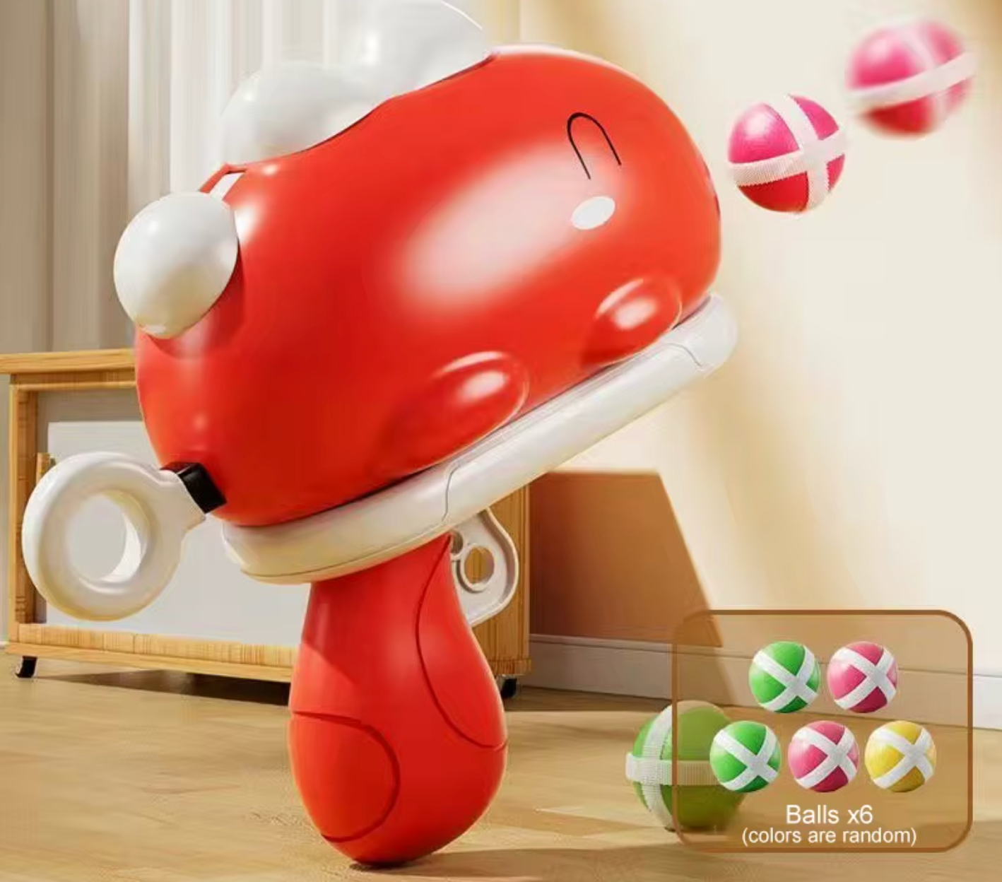 Enlarged Dinosaur Sticky Ball Shooter