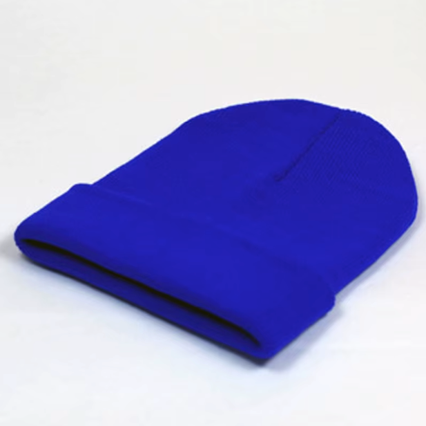 Knit Stretch Beanie Hat, Unisex Cotton Skull Cap, Multiple Colors