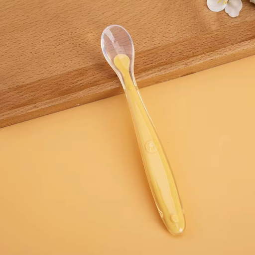 Babies Soft Silicone Training Spoon - 2 Pack