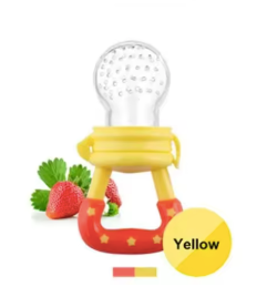 Baby Fruit Feeder & Teether Pacifier Multi-functional Teething Relief Silicone BPA-Free