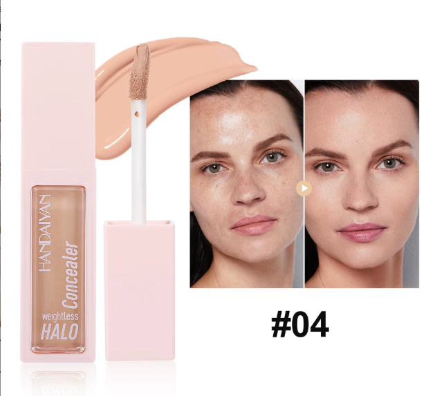 Handaiyan Halo Liquid Concealer – Full Coverage Brightening Formula (0.34 oz)