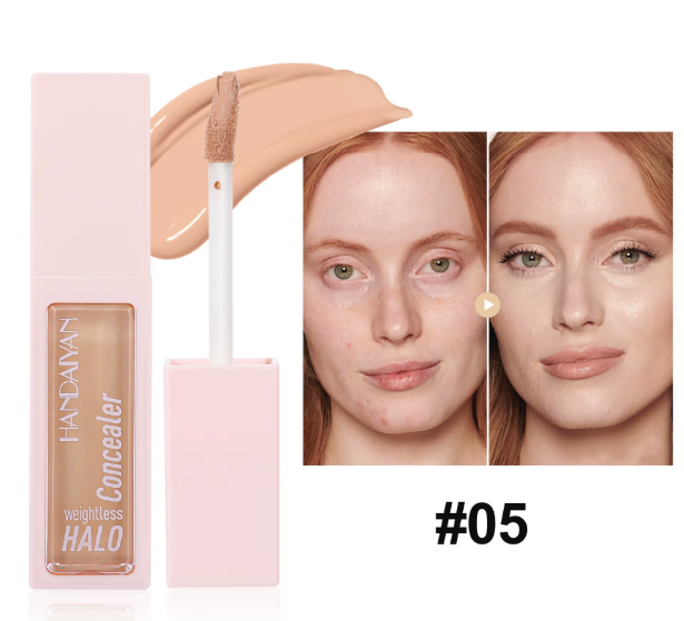 Handaiyan Halo Liquid Concealer – Full Coverage Brightening Formula (0.34 oz)