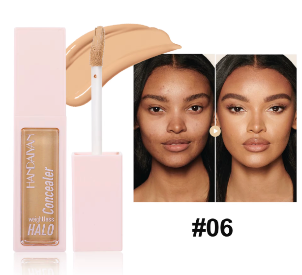 Handaiyan Halo Liquid Concealer – Full Coverage Brightening Formula (0.34 oz)