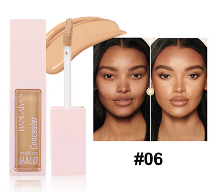 Handaiyan Halo Liquid Concealer – Full Coverage Brightening Formula (0.34 oz)