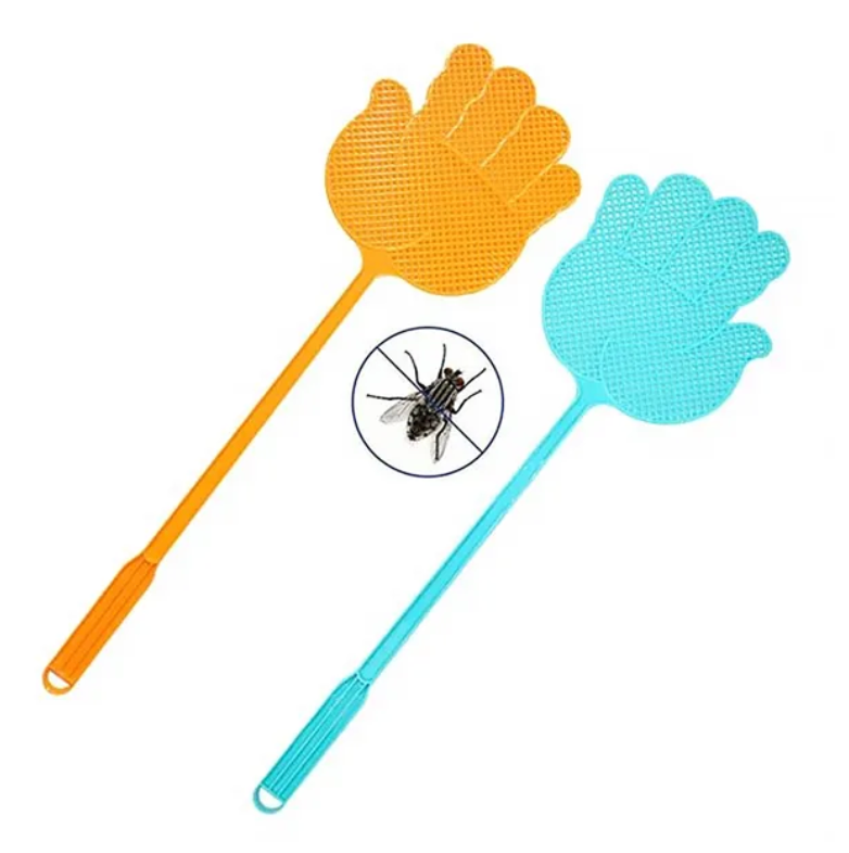 Palm Fly Mosquito Swatter Extensible – Hand Shape Pest Swatter - 4 Pack
