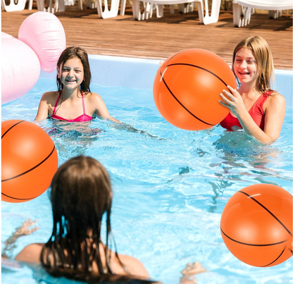 16" Inflatable Basketball Toy, 2-Pack