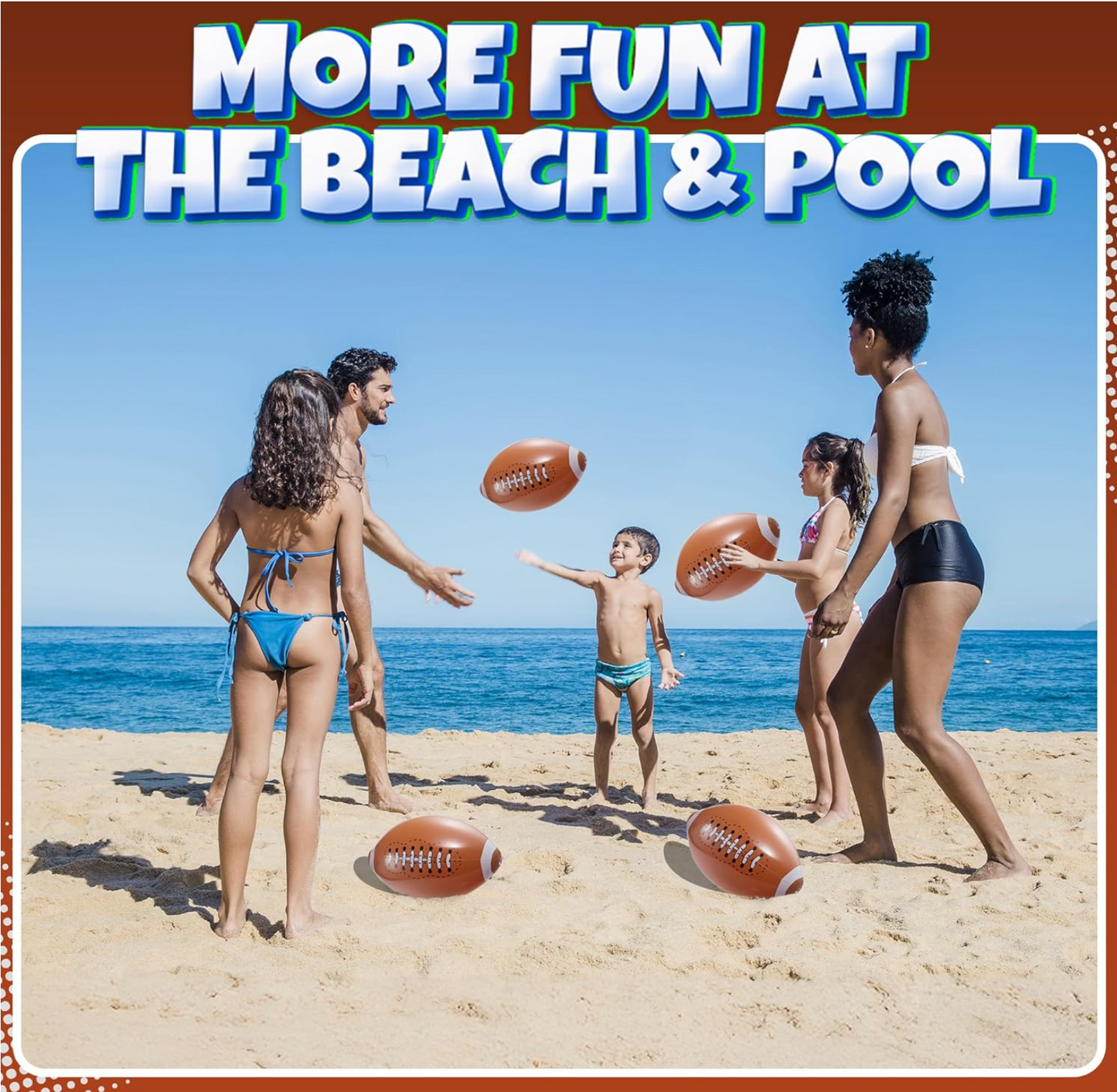 16" Inflatable Football Toy