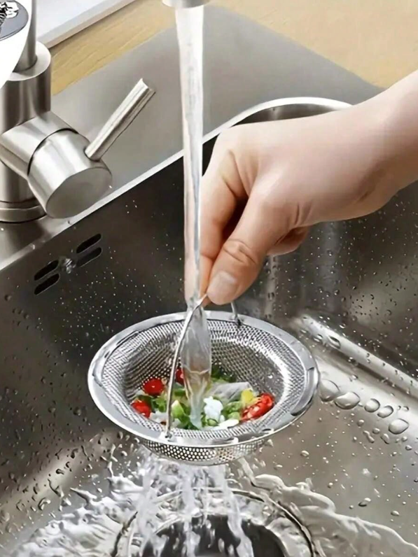 Premium Stainless Steel Sink Strainer – Rust-Resistant Kitchen & Bathroom Drain Catcher