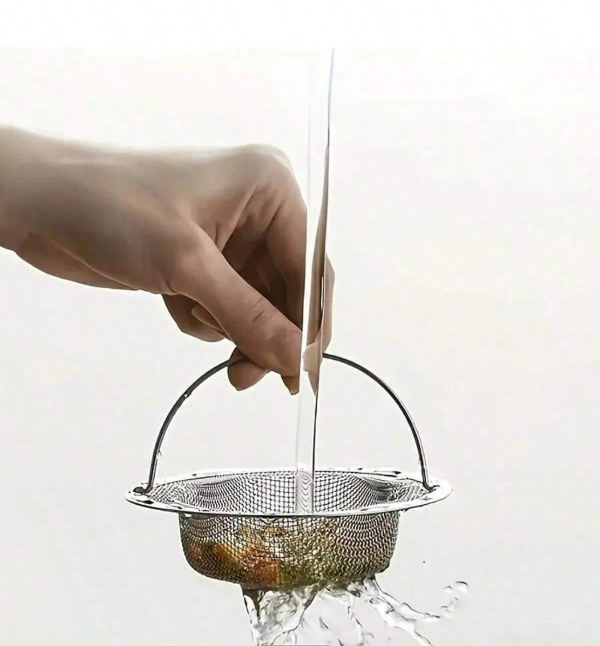 Premium Stainless Steel Sink Strainer – Rust-Resistant Kitchen & Bathroom Drain Catcher