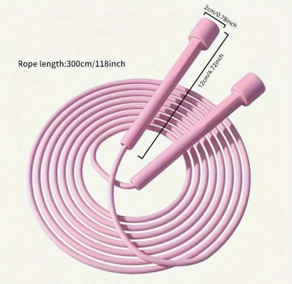 Adjustable Speed Skipping Rope with Anti-Skid Handles for Fitness Training