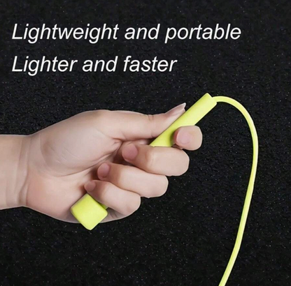 Adjustable Speed Skipping Rope with Anti-Skid Handles for Fitness Training