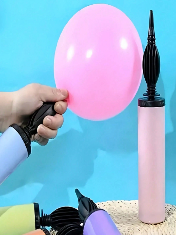 Handheld Two-Way Manual Balloon Pump Inflator – Portable Party Balloon Air Pump