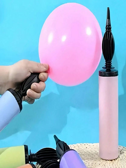Handheld Two-Way Manual Balloon Pump Inflator – Portable Party Balloon Air Pump