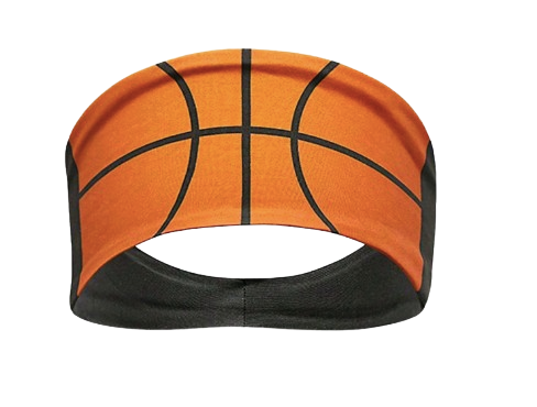 Sports Pattern Sweatband – Basketball & Softball Design