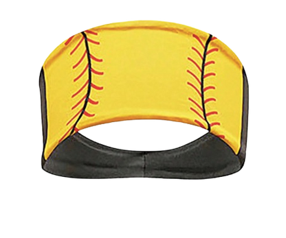 Sports Pattern Sweatband – Basketball & Softball Design