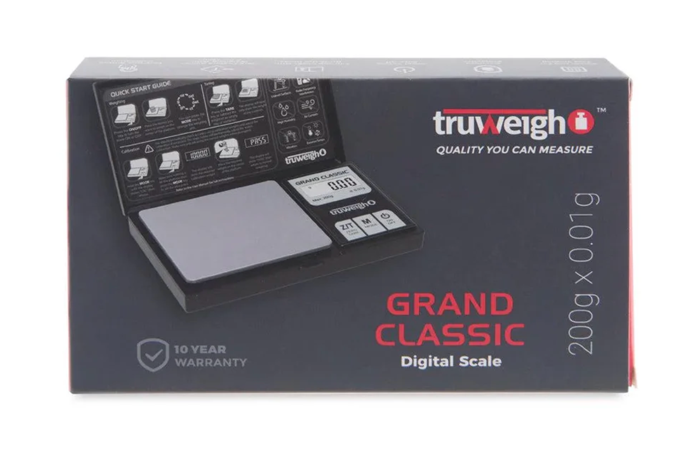 Truweigh Grand Classic Digital Scale - 200g X 0.01g