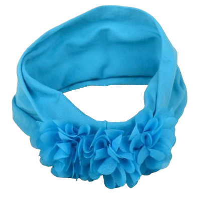 Safe Haven & CO Soft Stretchy Baby Headbands – Floral Turban Hair Wraps for Girls (0–12 Months)