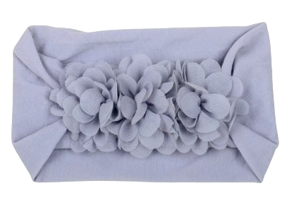 Safe Haven & CO Soft Stretchy Baby Headbands – Floral Turban Hair Wraps for Girls (0–12 Months)