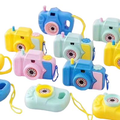 Children's Handheld Projection Camera Toy – Fun Cartoon Design (4-Pack)