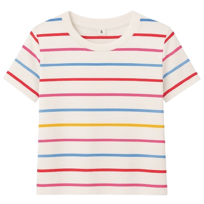 Girls’ 2-Pack Striped Tee Bundle