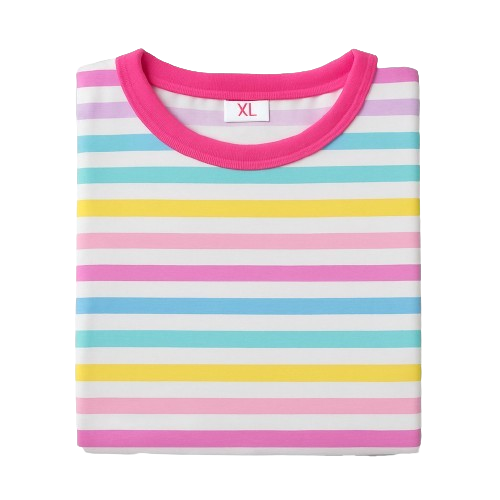 Girls’ 2-Pack Striped Tee Bundle