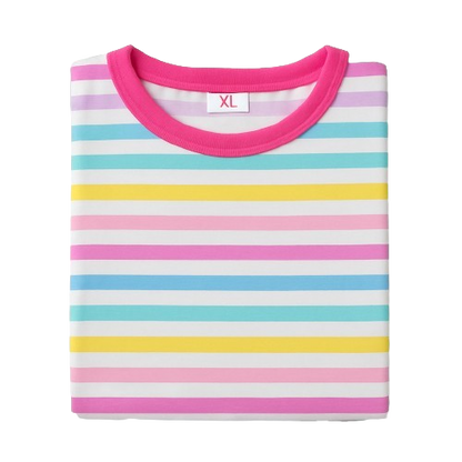 Girls’ 5-Pack Striped Tee Bundle